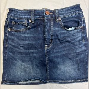 American Eagle Hi-Rise Mini Jean Skirt Size 4